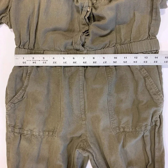 Ann Taylor Loft Women's‎ Linen Blend Long Sleeve Elastic Waist Jumpsuit Size XS - Picture 16 of 16
